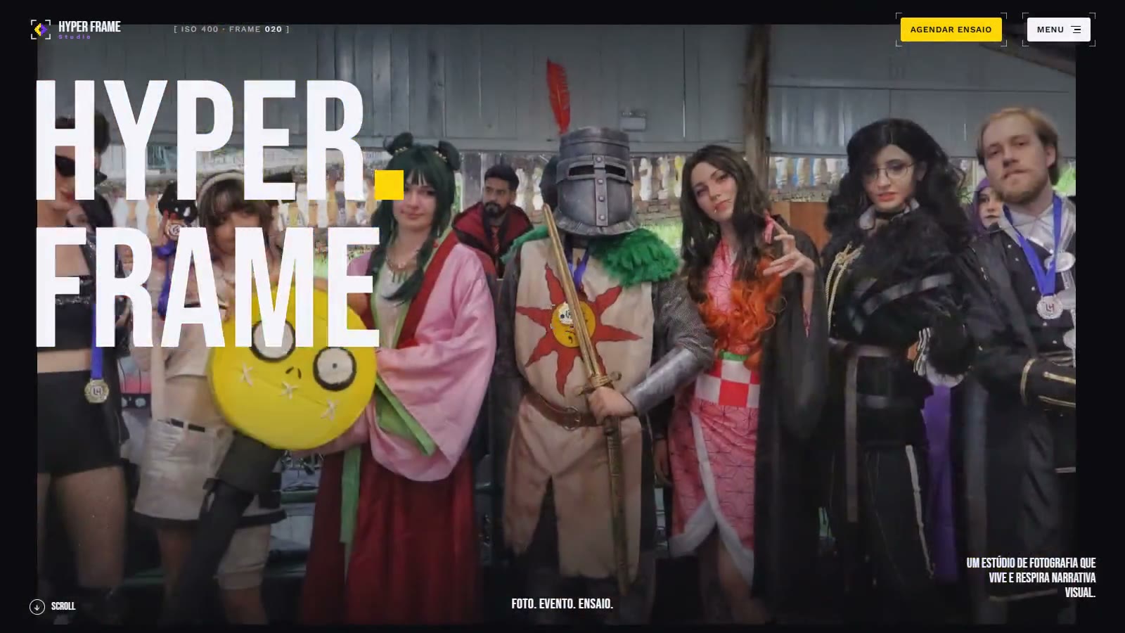 Site do Hyper Frame Studio